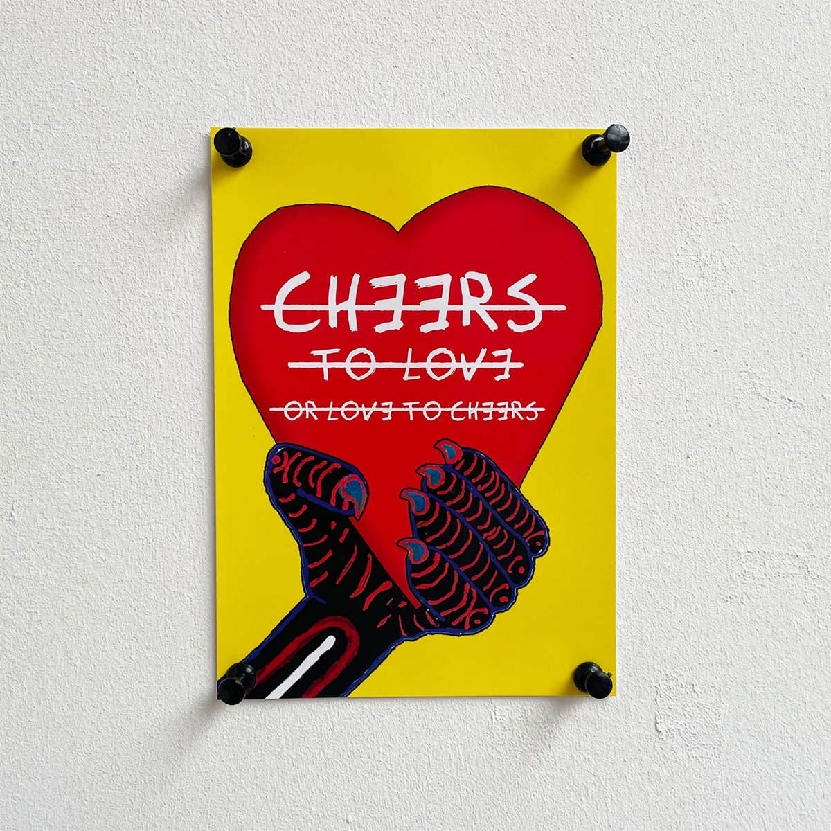 ART CARD - CHEERS TO LOVE (single)