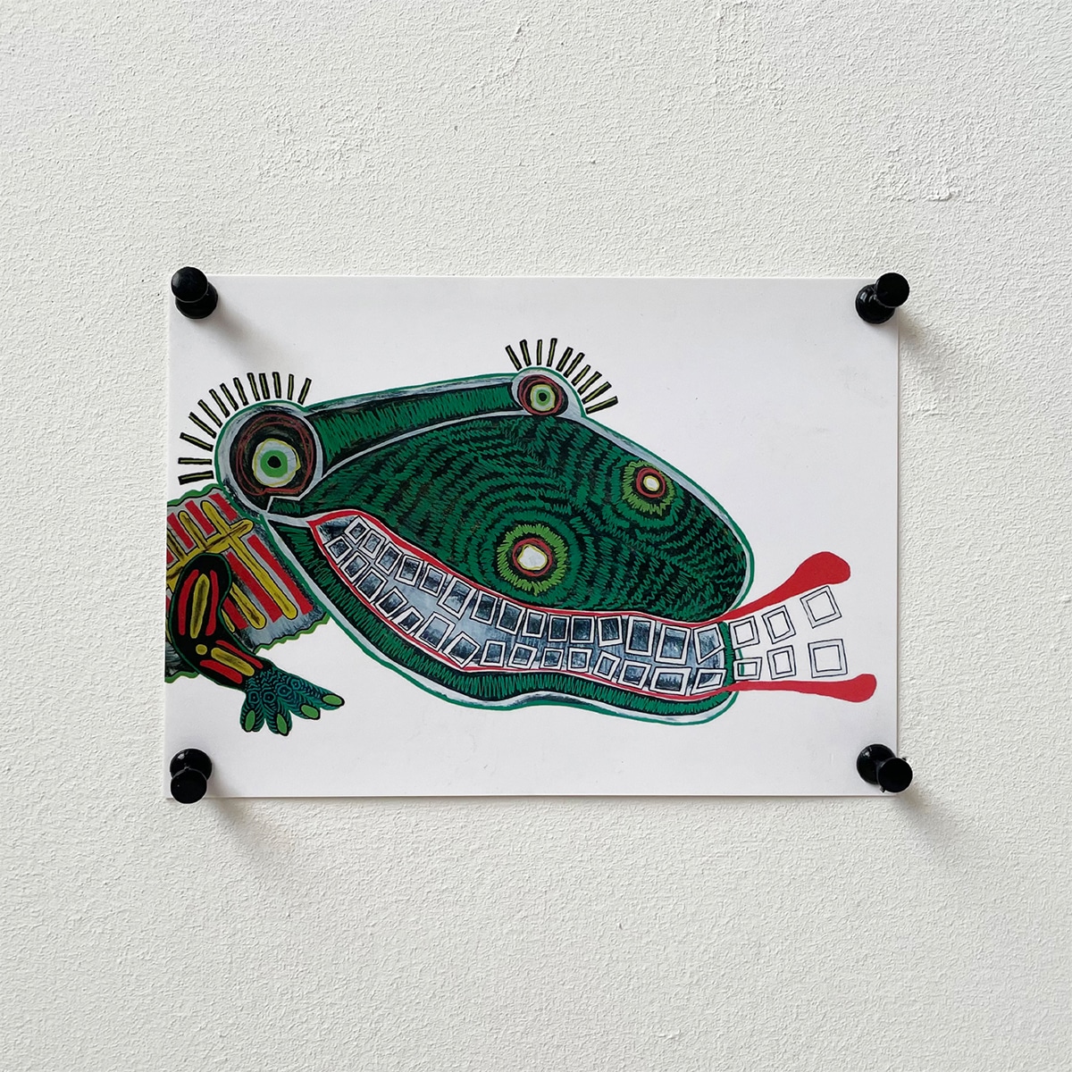 ART CARD - CROCODILE