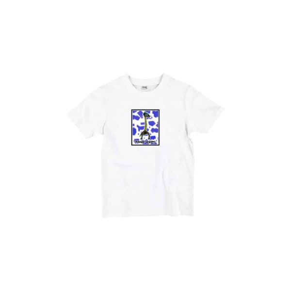 KIDS T-SHIRT - CRICK IN NECK - WHITE