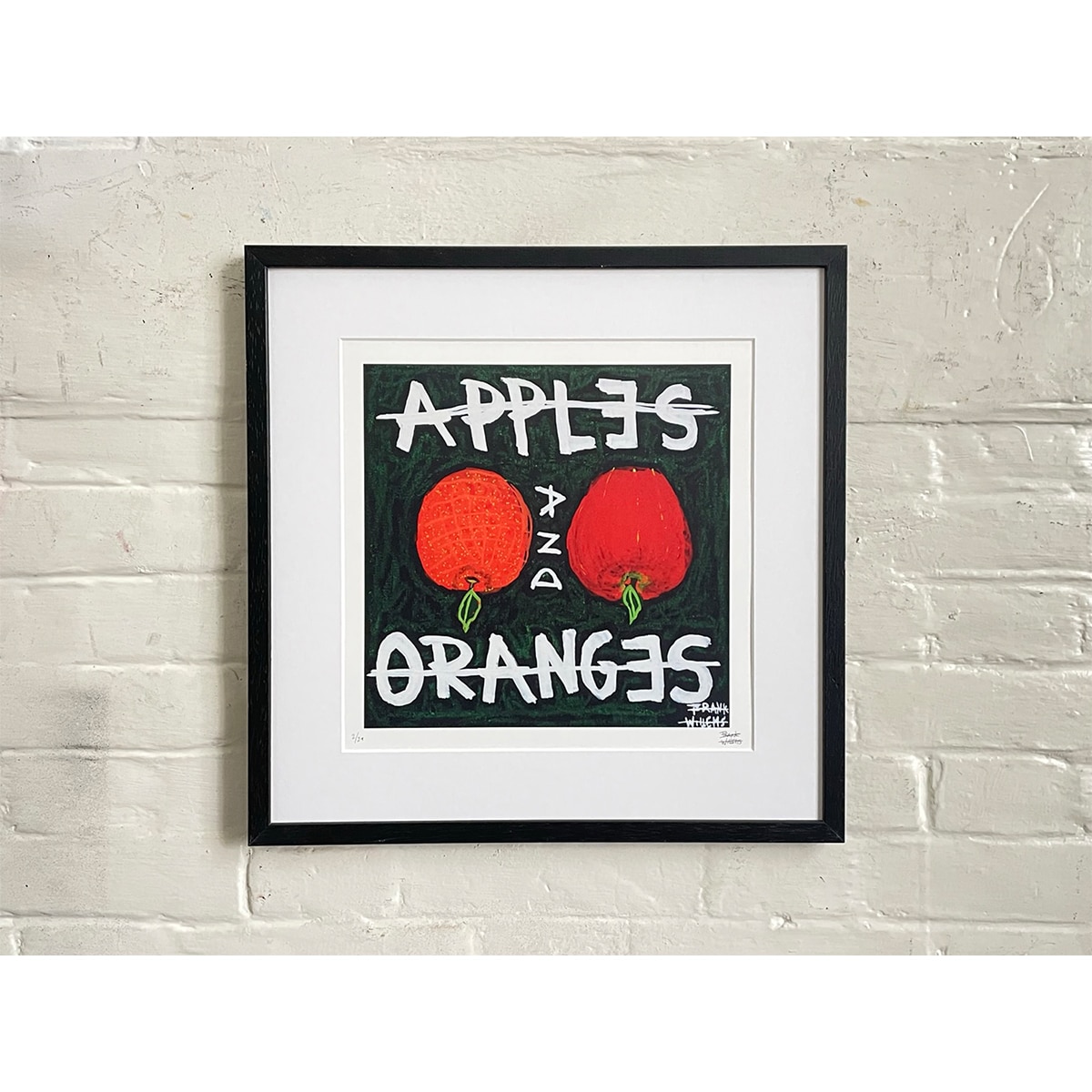 Limited Edt. Art Print – APPLES AND ORANGES