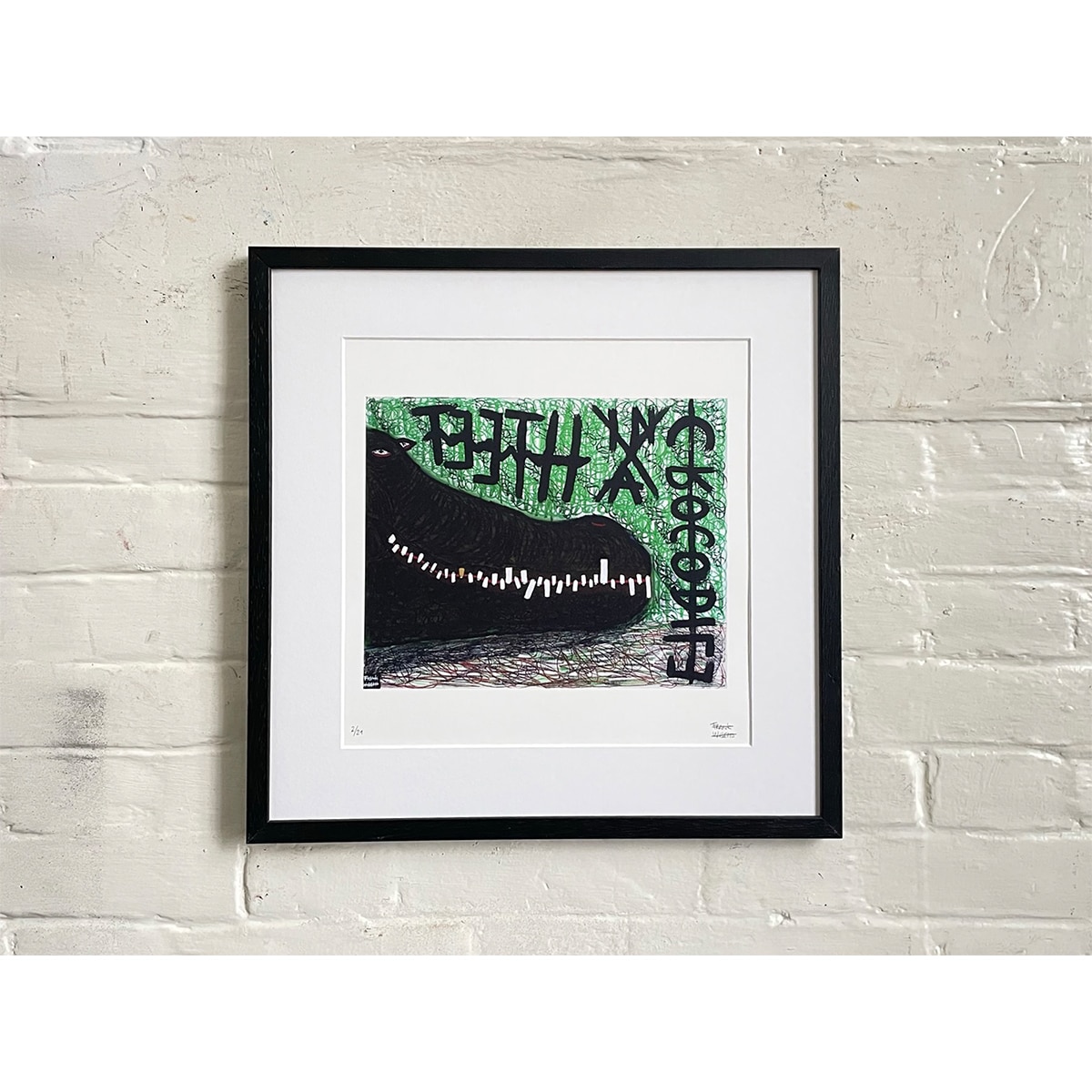 Limited Edt. Art Print – TEETH IN A CROCODILE