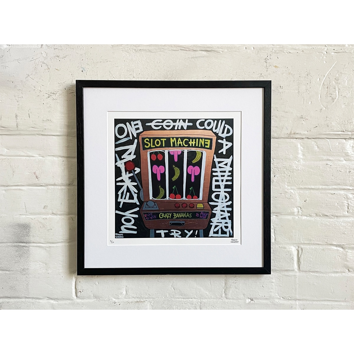 Limited Edt. Art Print – CRAZY BANANAS