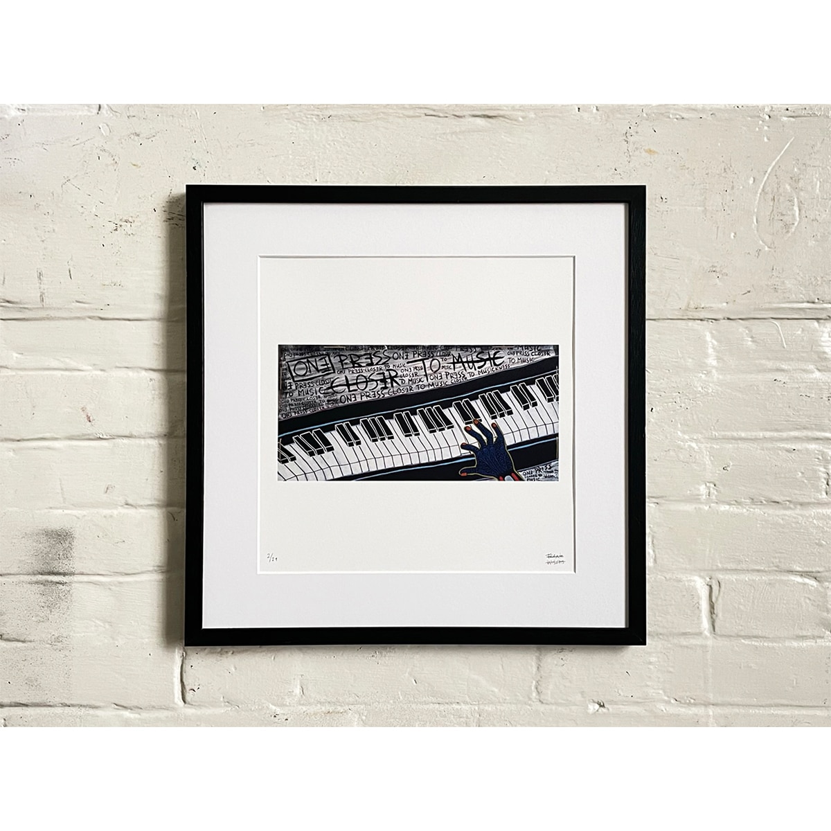 Limited Edt. Art Print – ONE PRESS CLOSER TO MUSIC