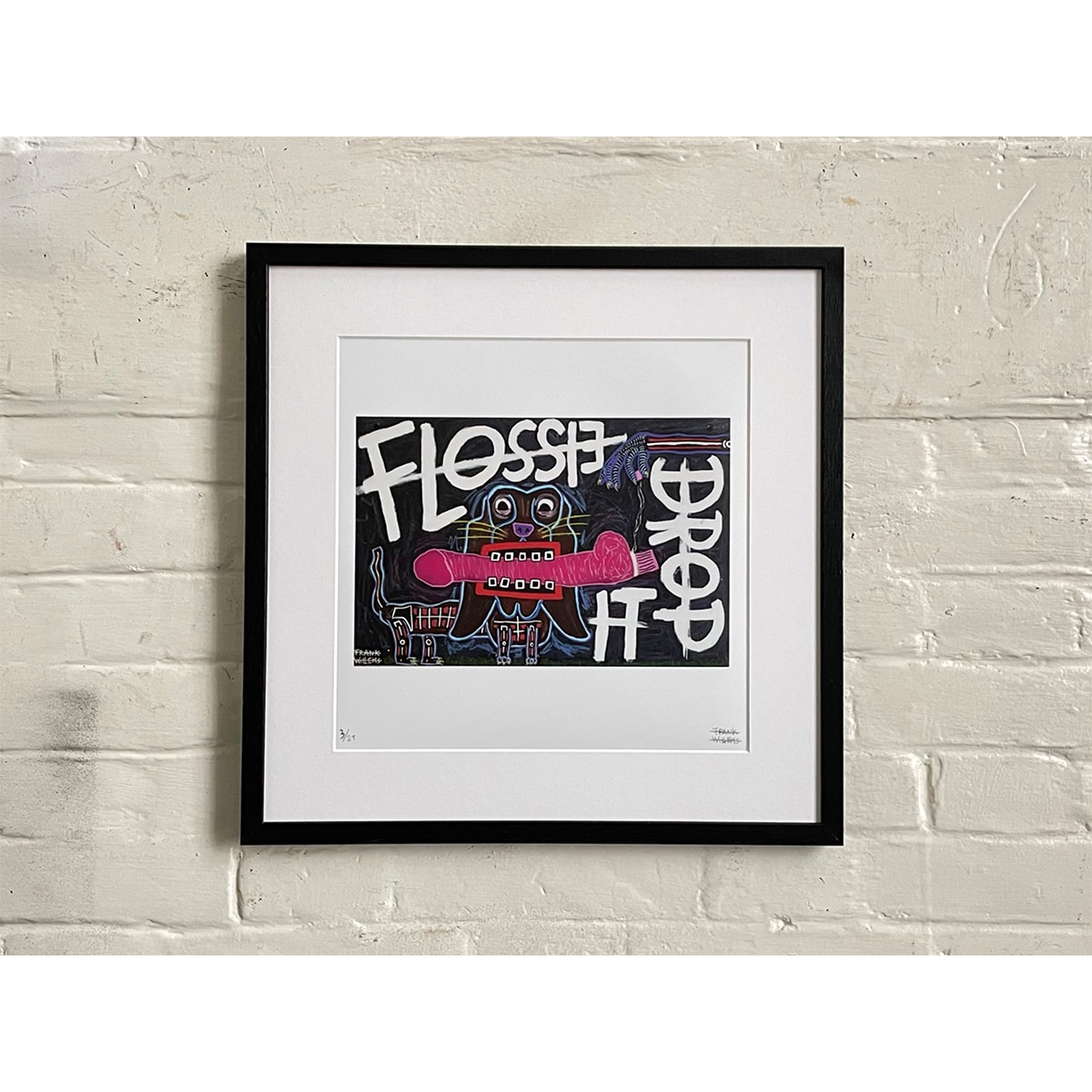 Limited Edt. Art Print – FLOSSIE, DROP IT!