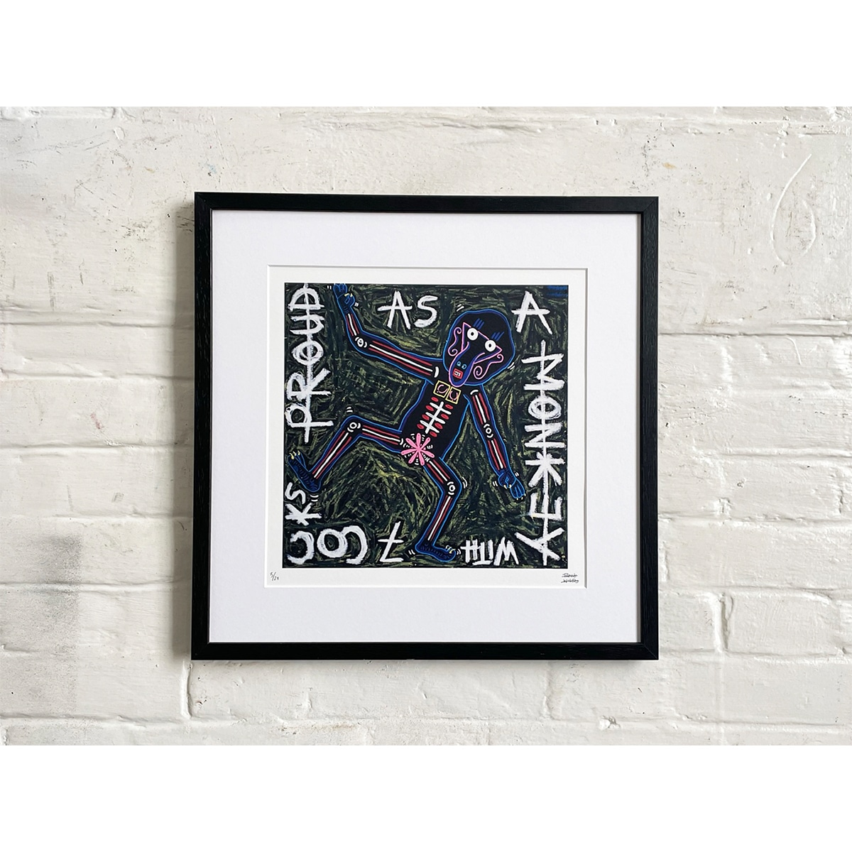 Limited Edt. Art Print – PROUD AS A MONKEY