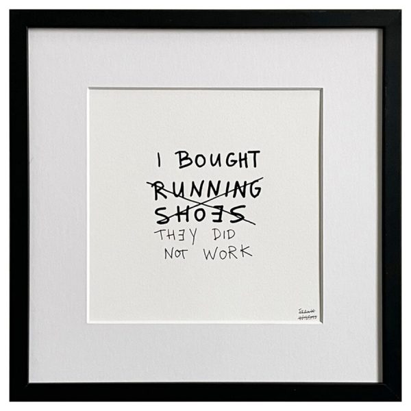 Limited Edt. Text Print – RUNNING SHOES