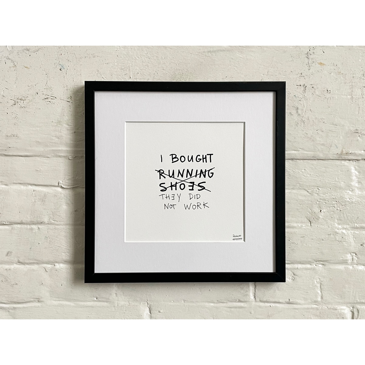 Limited Edt. Text Print – RUNNING SHOES