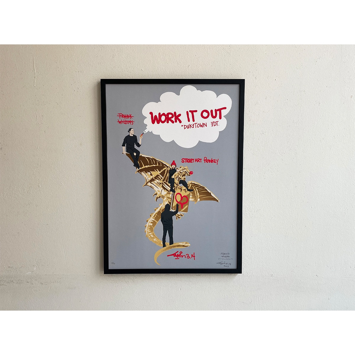 Limited Edition Art Print - A2 - WORK IT OUT *Duketown Edt.*