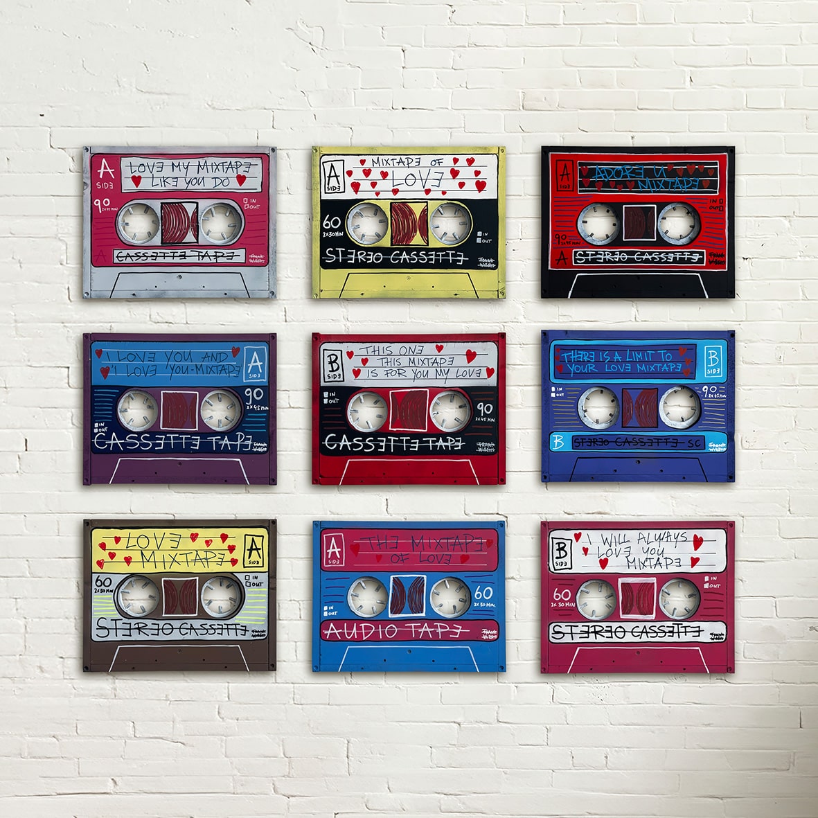 MIXTAPE - SET OF 9 LOVE MIXTAPES