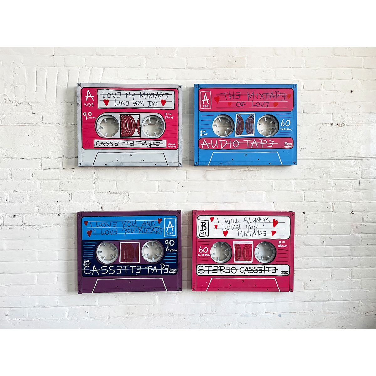 MIXTAPE - SET OF 4 LOVE MIXTAPES