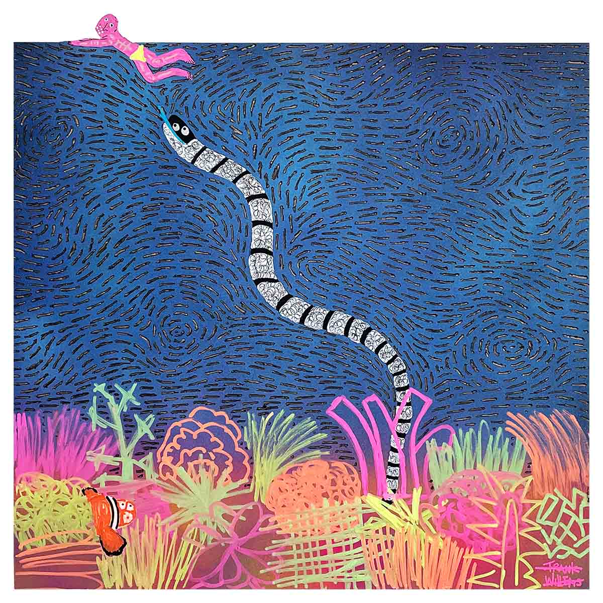 TROUBLES IN BLUE PARADISE - BANDED SEA KRAIT