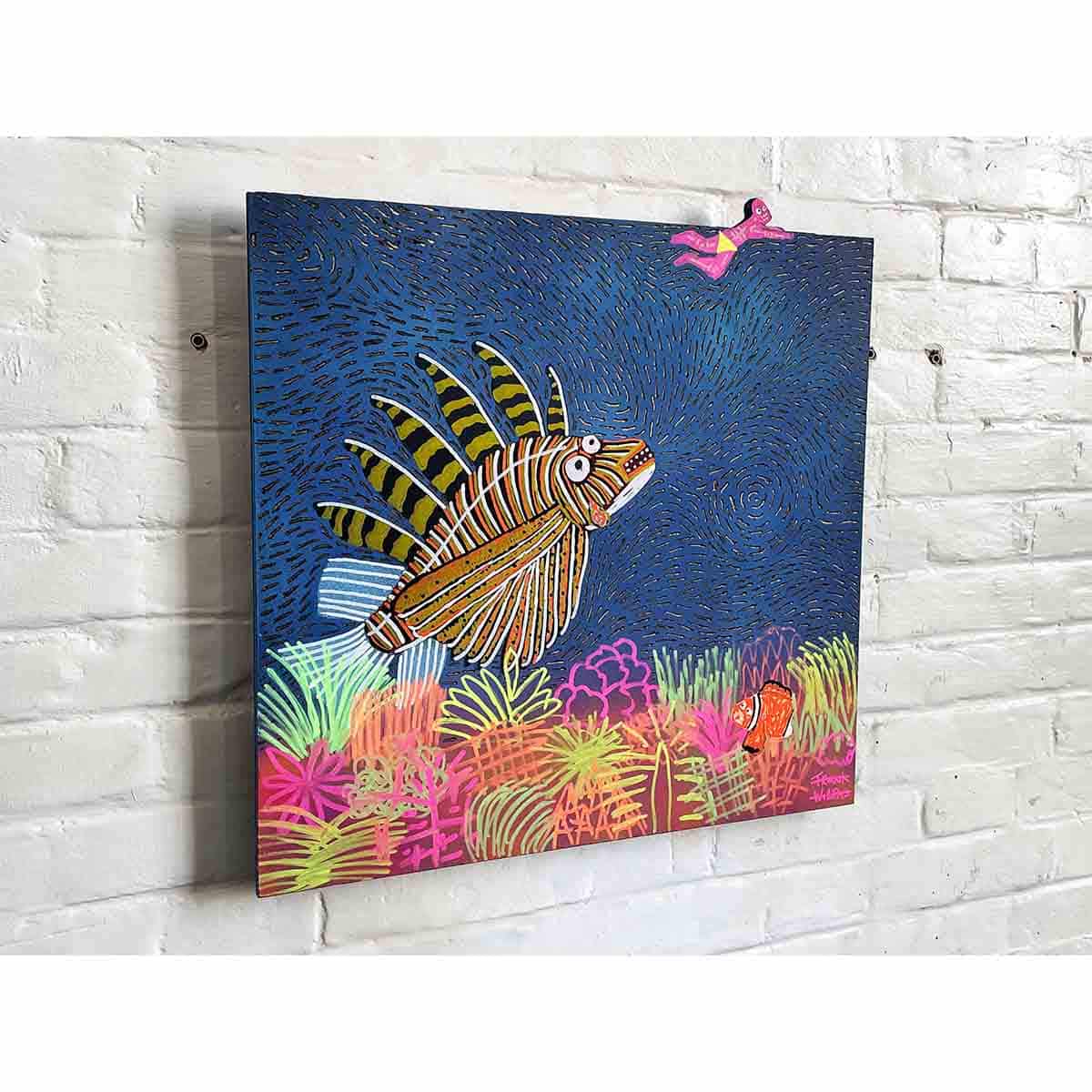 TROUBLES IN BLUE PARADISE - LIONFISH