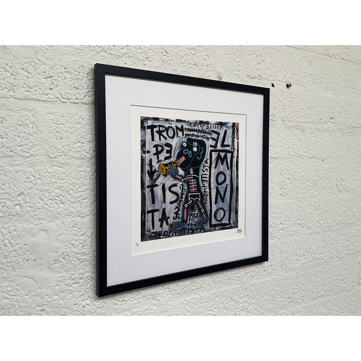 Limited Edt. Art Print – EL MONO TROMPETISTA