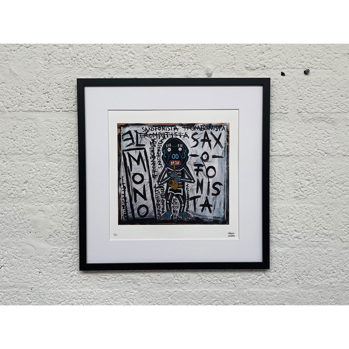 Limited Edt. Art Print – EL MONO SAXOFONISTA