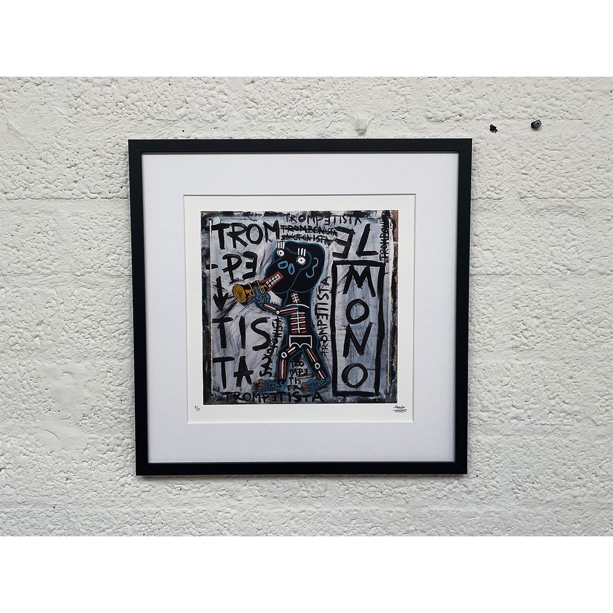 Limited Edt. Art Print – EL MONO TROMPETISTA