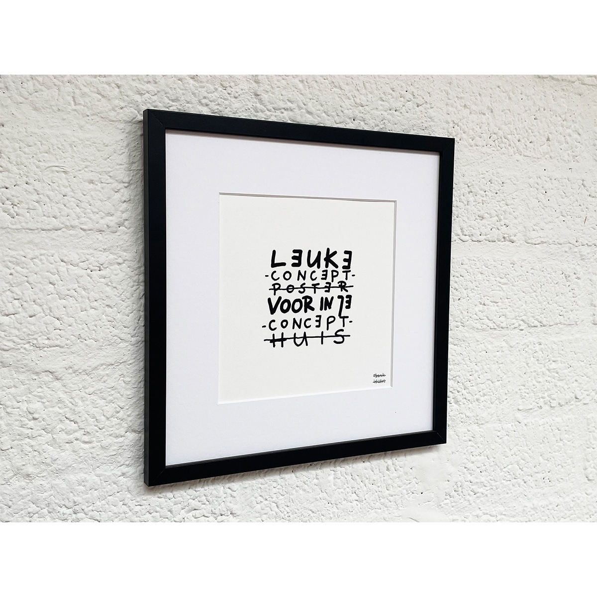 Limited Edt. Text Print – CONCEPT STORE POSTER