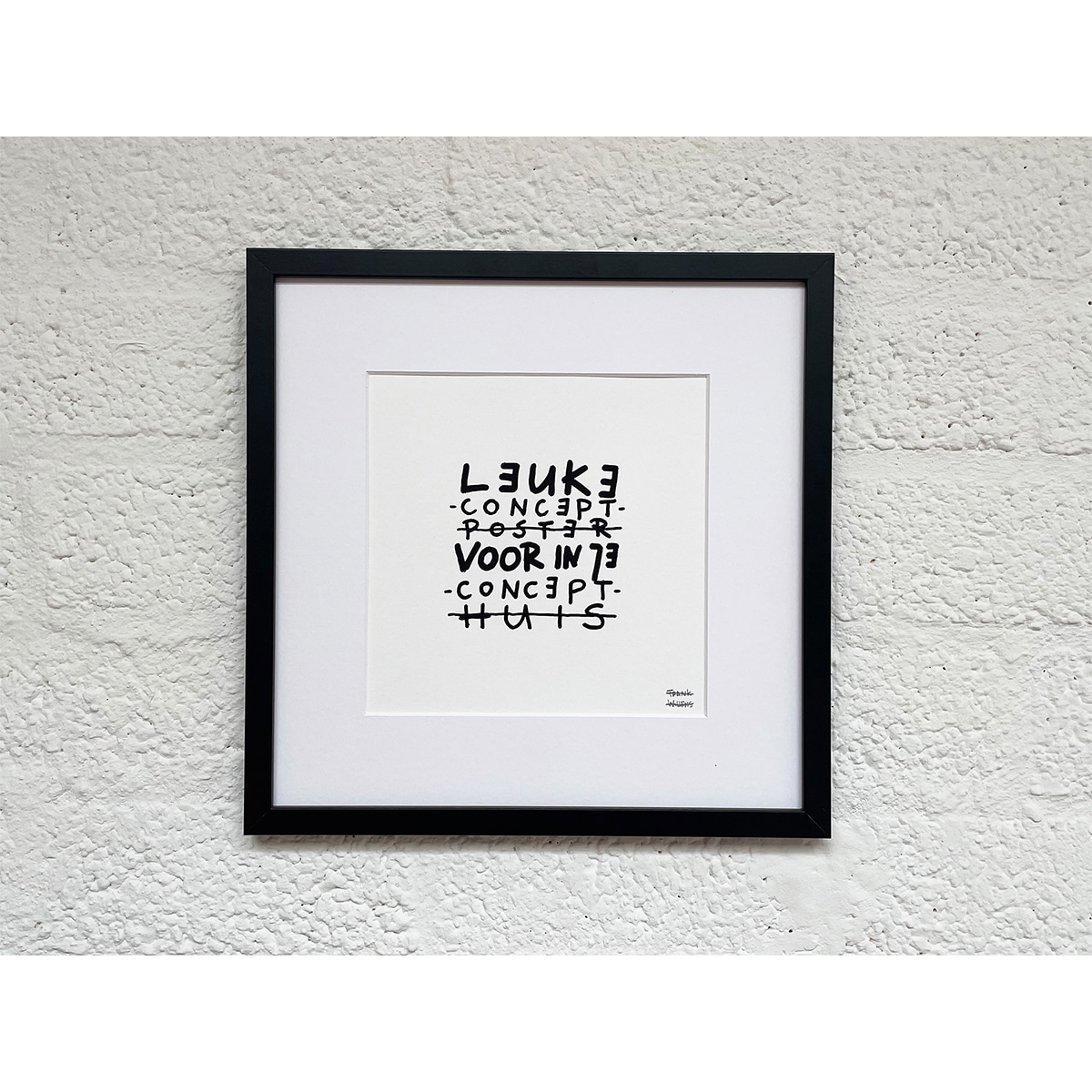 Limited Edt. Text Print – CONCEPT STORE POSTER