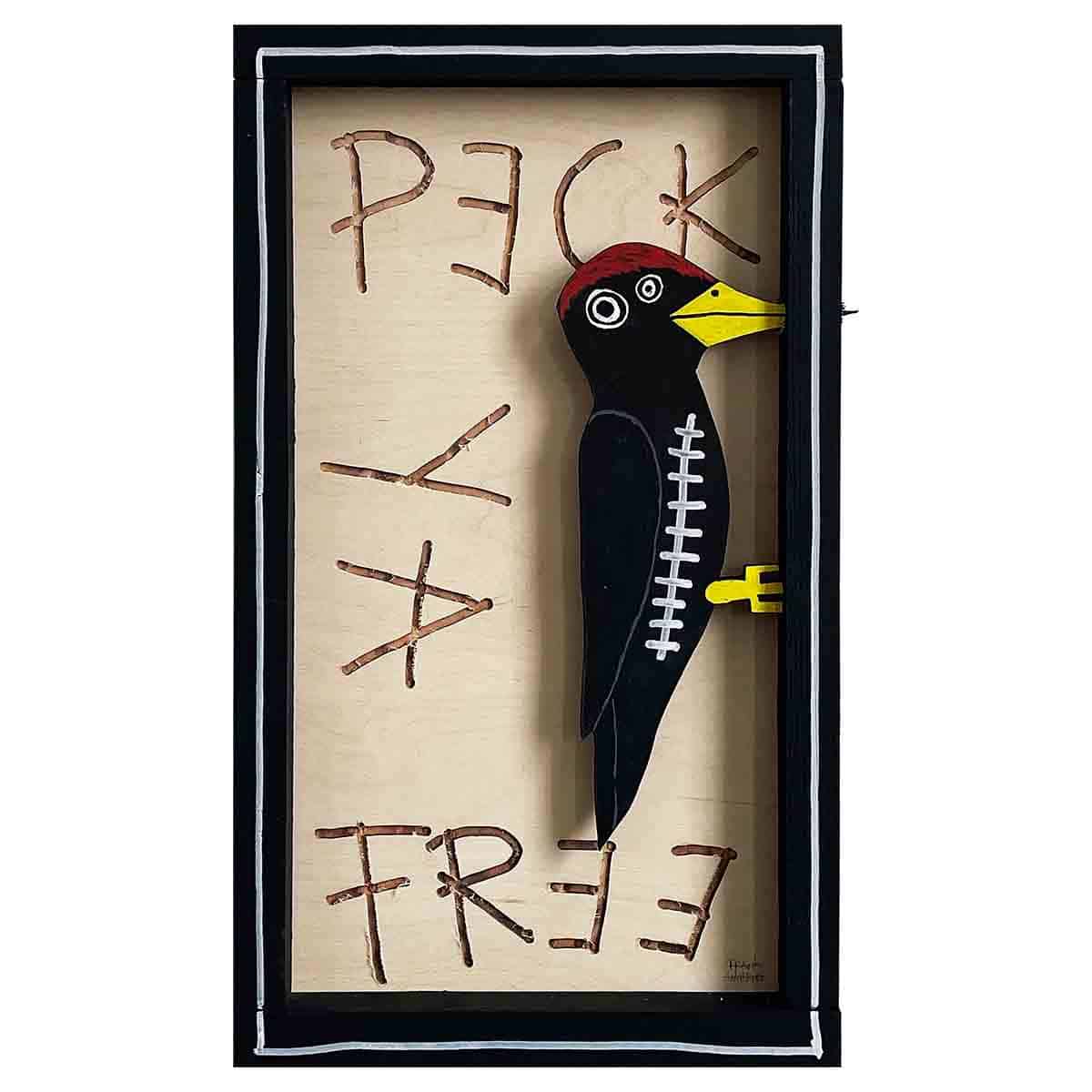 PECK YA FREE - BLACK WOODPECKER