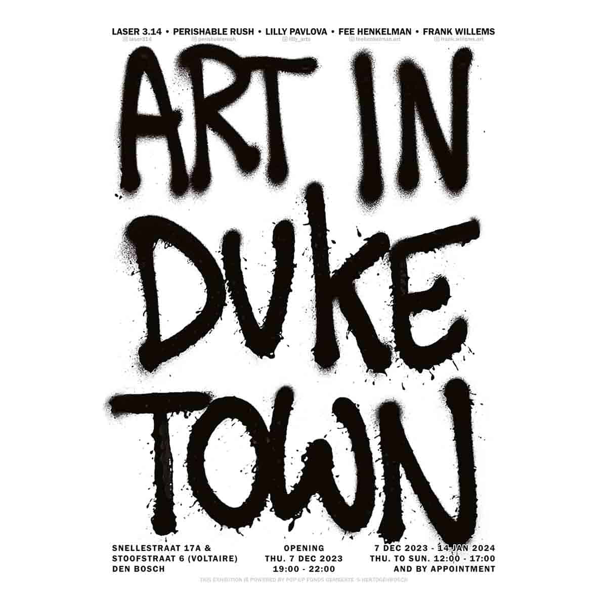 ART IN DUKETOWN 23-24 - Den Bosch - Frank Willems