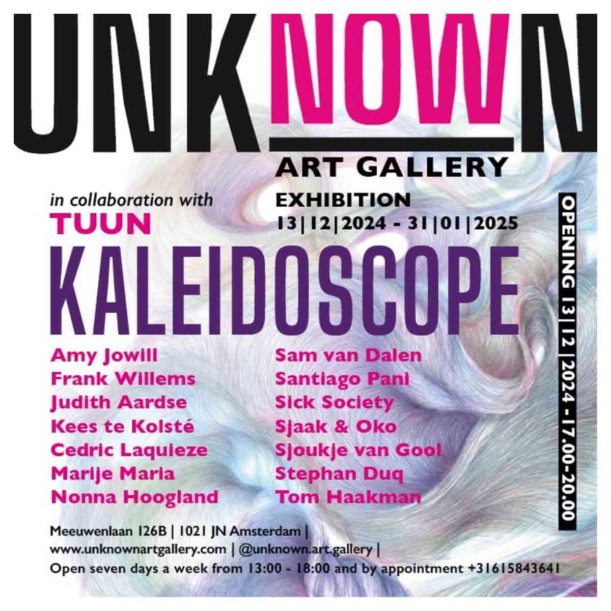 Kaleidoscope 2025 - Unknown Art Gallery Amsterdam - Frank Willems