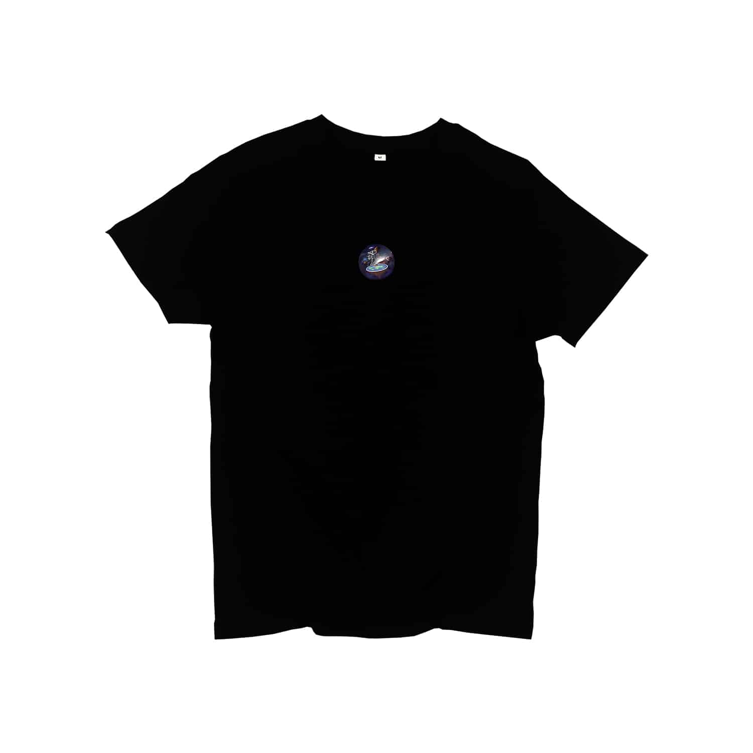 T-SHIRT – FLAT EARTH SHITTING – BLACK